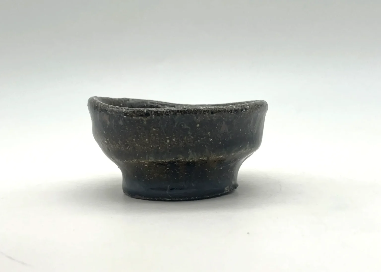 Anagama brown ochoko by Timi Lantos Ceramics