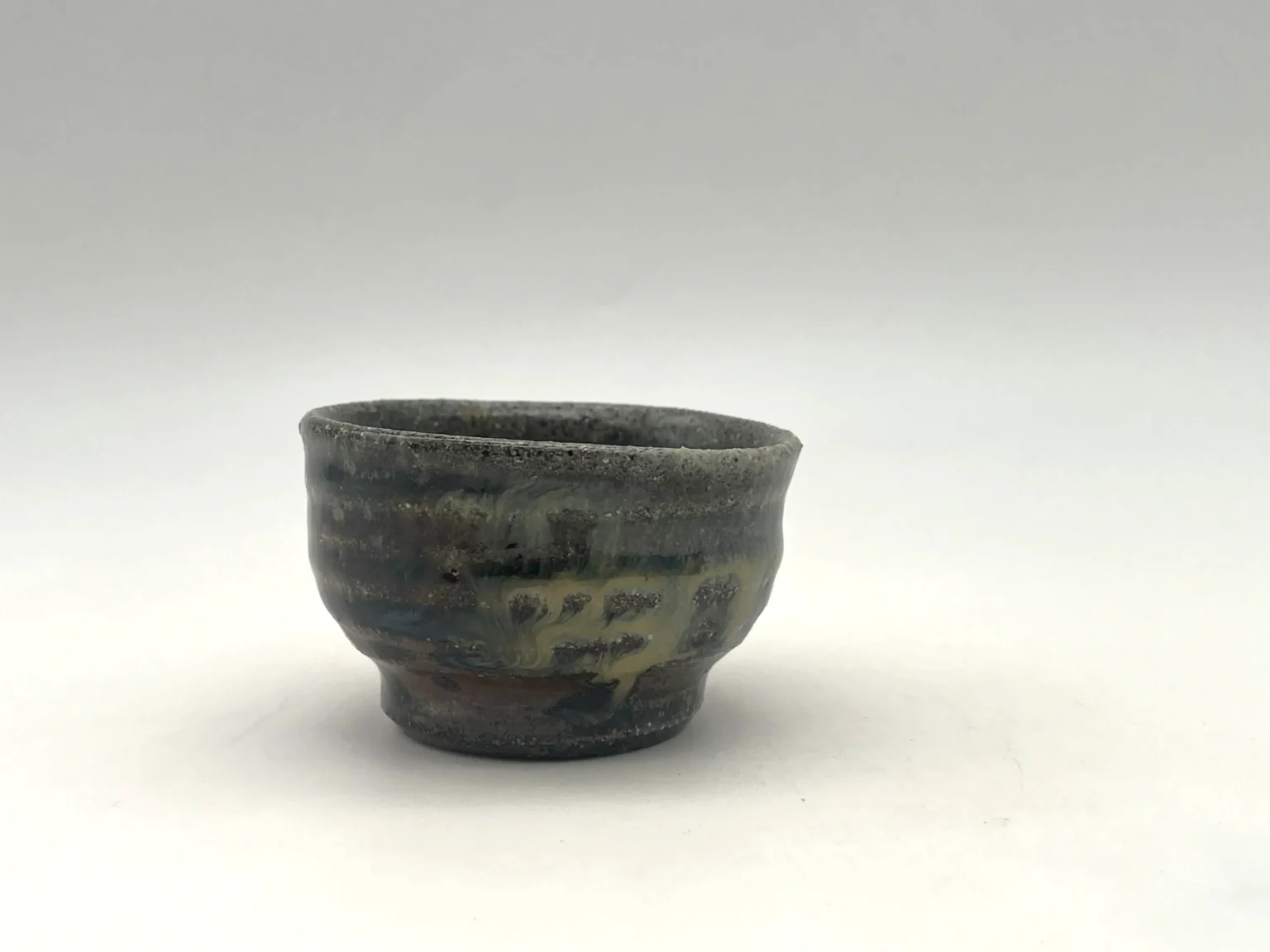 Anagama earthy wabi-sabi ochoko by Timi Lantos Ceramics