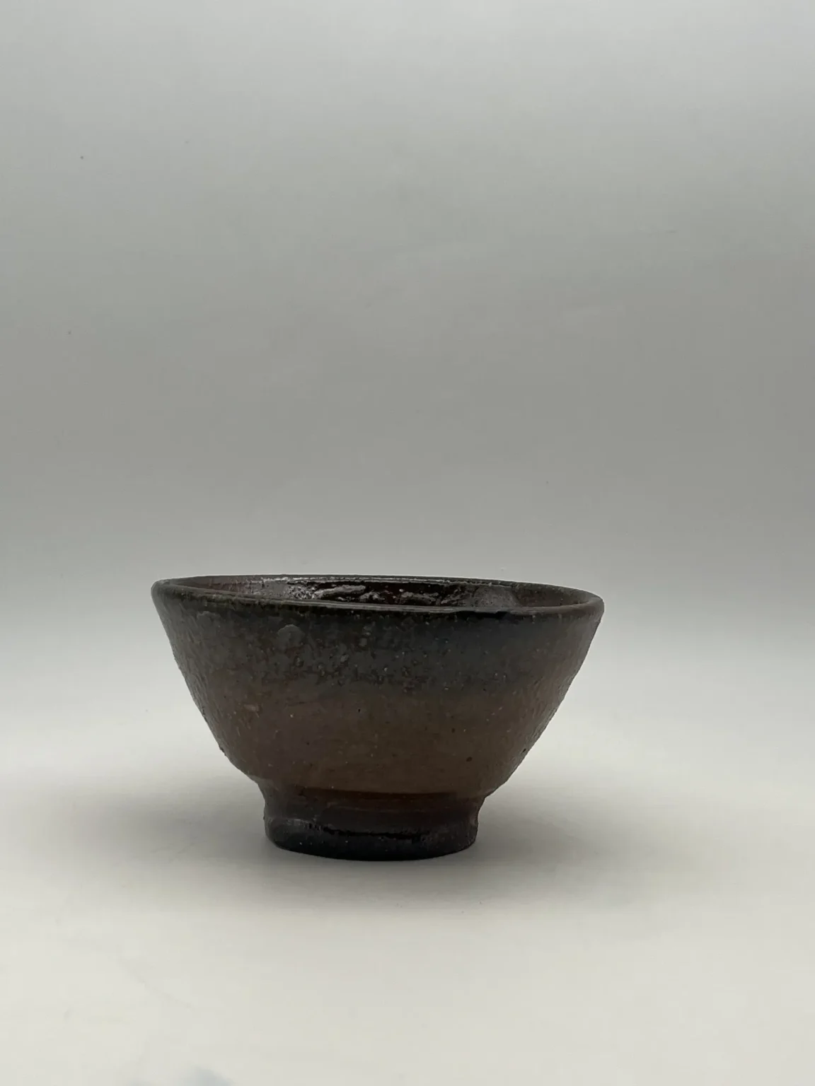 Wood-fired wheel-thrown matcha bowl by Timi Lantos Ceramics